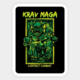 Cool Krav Maga Urban Style Monster Shirt For Men And Women Sticker